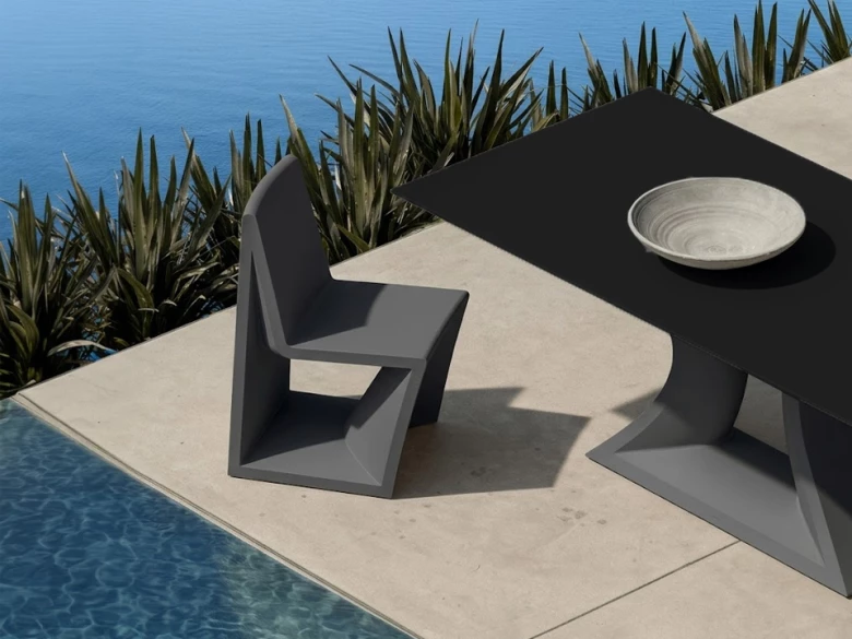 Chaise Rest - anthracite - (Lot de 2)