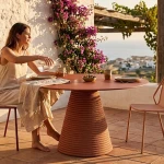 Table Ikon Twist 879/2 - terracotta - 2