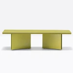 Table basse Estratto ETT2 rectangulaire - vert olive - 1