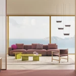 Table basse Estratto ETT2 rectangulaire - vert olive - 3