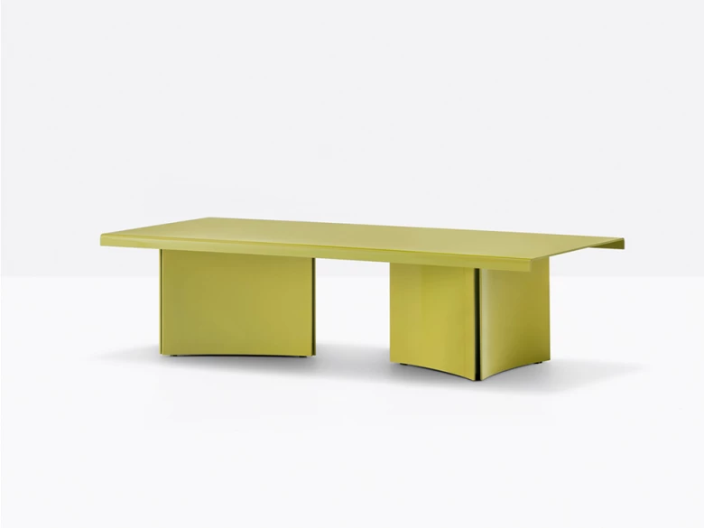 Table basse Estratto ETT2 rectangulaire - vert olive