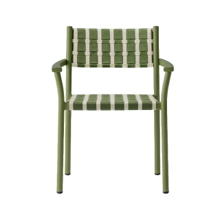 Chaise avec accoudoirs Nuova Guinea 3635 (lot de 2) - vert