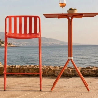 Tabouret Coney 3647 (lot de 2) - orange
