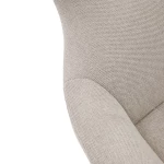 Fauteuil Belina - chenille beige / acier beige - 6