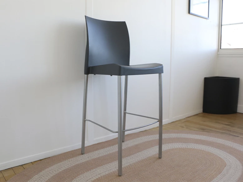 Pedrali - tabouret Ice 806 - gris anthracite- seconde vie