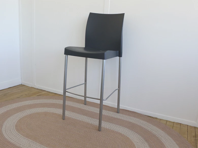 Pedrali - tabouret Ice 806 - gris anthracite- seconde vie