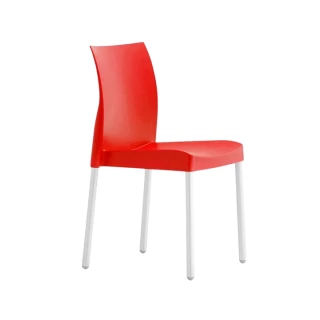 Pedrali - chaise Ice 800 - rouge - seconde vie (Lot de 2)