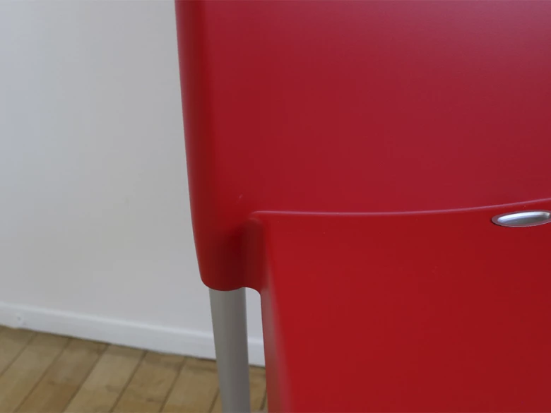 Pedrali - chaise Ice 800 - rouge - seconde vie (Lot de 2)