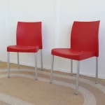 Pedrali - chaise Ice 800 - rouge - seconde vie (Lot de 2) - 3