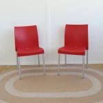 Pedrali - chaise Ice 800 - rouge - seconde vie (Lot de 2) - 4