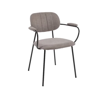Kave Home - chaise Auxtina - chenille marron clair - seconde vie