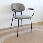 Kave Home - chaise Auxtina - chenille marron clair - seconde vie - 4