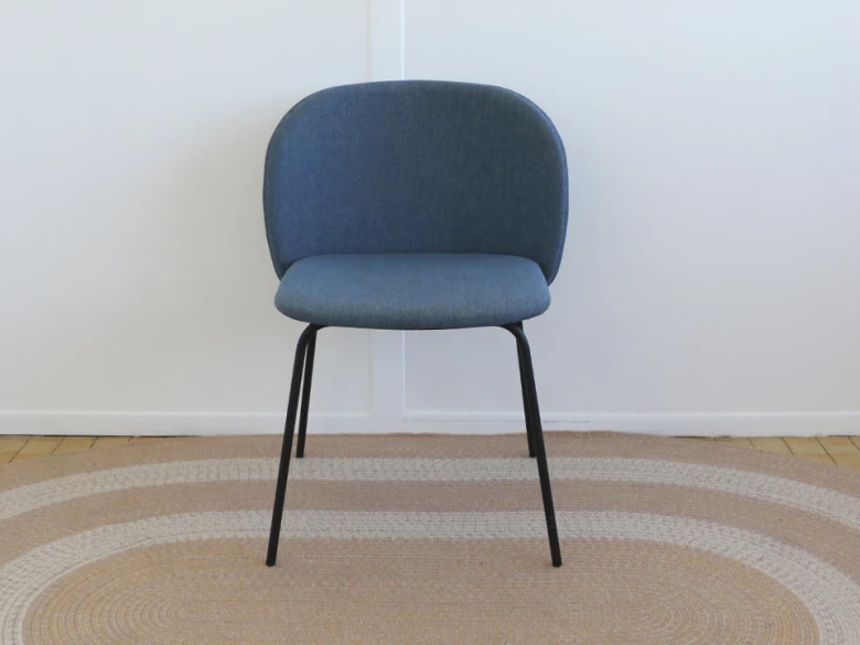 Chairs & More - chaise Chips M - bleu - seconde vie