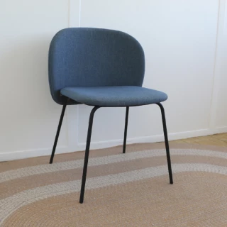 Chairs & More - chaise Chips M - bleu - seconde vie