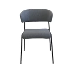 S·CAB - fauteuil Lisa avec accoudoirs - gris et noir - seconde vie - 1