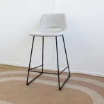 Kave Home - tabouret Zahara - beige et noir - seconde vie - 4