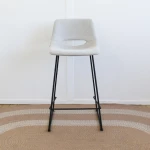 Kave Home - tabouret Zahara - beige et noir - seconde vie - 3