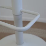 tabouret réglable Zenda - chenille beige et blanc mat - seconde vie (Lot de 3) - 6